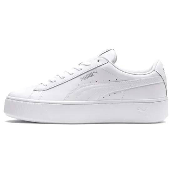 Puma Women's Vikky Stacked 'White Silver'