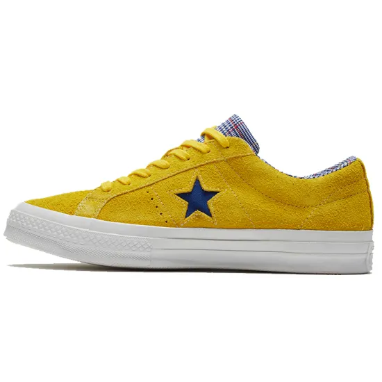 Converse One Star Suede Seasonal Colors Ox 'Amarillo/Rush Blue'