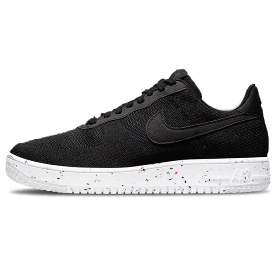 Nike Air Force 1 Low Crater Flyknit Black White