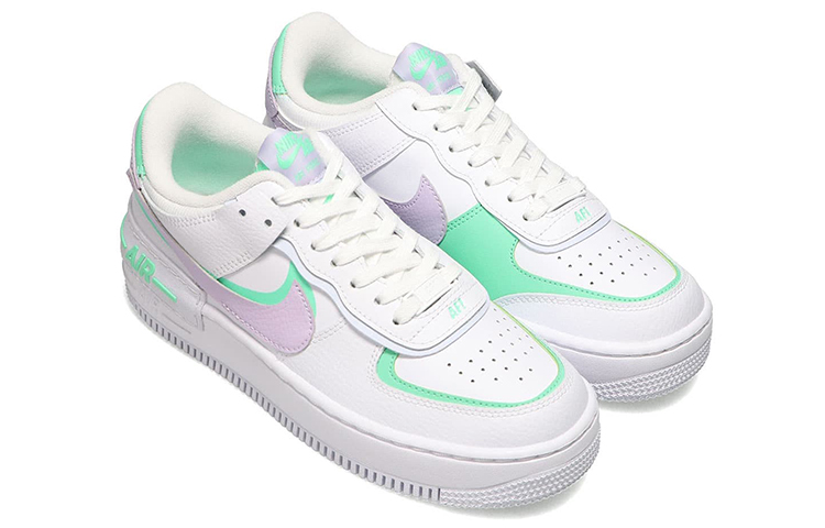Nike Air Force 1 Shadow "Infinite Lilac" Macaroon For Women White/Green/Purple - 3