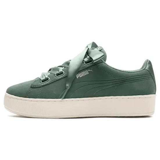 Puma Vikky Skateboarding Shoes Women's Low-top Laurel Green
