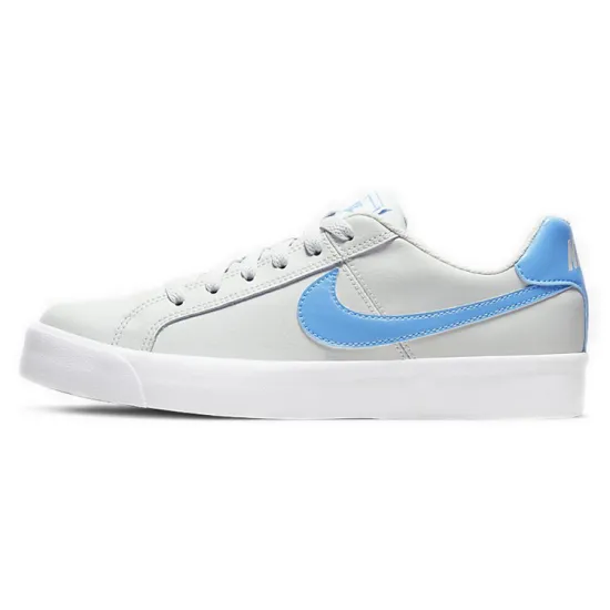 Nike Court Royale Skateboarding Shoes Women's Low-top Gray/Blue