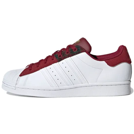 Adidas Originals Superstar Collegiate Burgundy Cloud White
