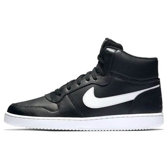 Nike EBERNON Skateboarding Shoes Men Mid-top Black/white