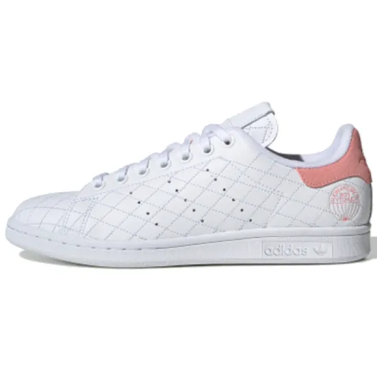 Adidas Originals Stan Smith Skateboard Shoes Women's Low-top White/Pink