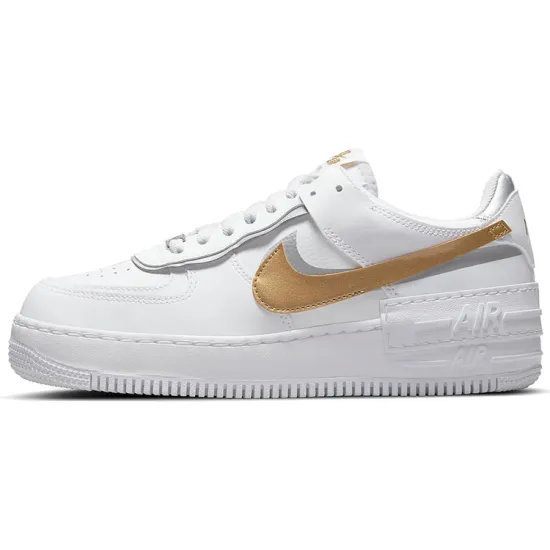 Nike Air Force 1 Low Shadow White Gold Women's