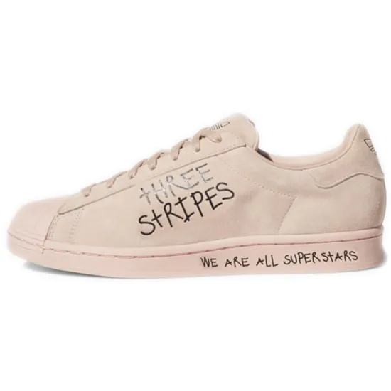 Adidas Originals Superstar Series Skateboard Shoes Unisex Low-top Powder