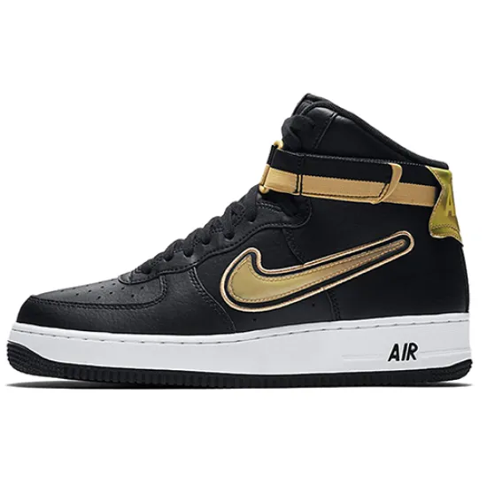 Nike Air Force 1 High NBA Black Metallic Gold