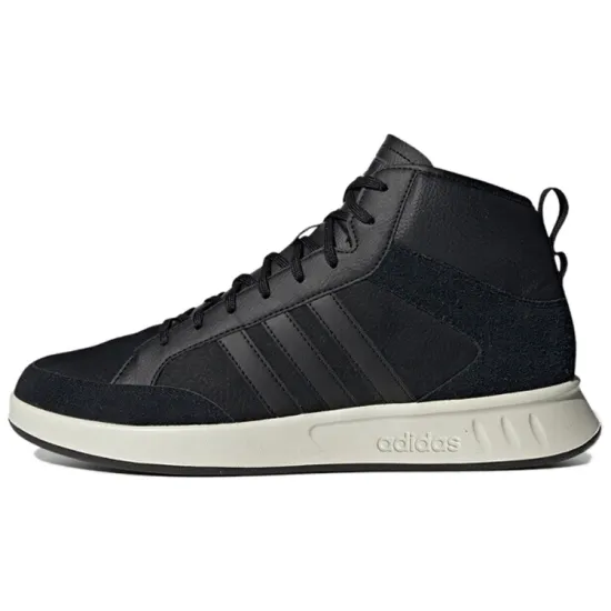 Adidas Court80s Skateboarding Shoes Unisex Mid-top Black/white