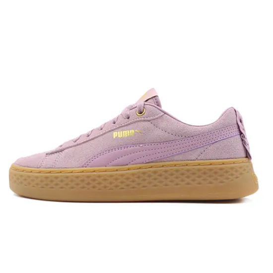 Puma Smash Skateboarding Shoes Women's Low-top Mauve