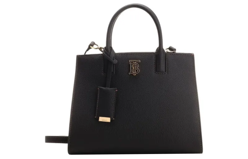 Burberry Grain Calfskin Shoulder Bag, Crossbody Bag, Handbag Women's Black
