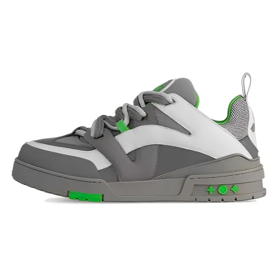 LOUIS VUITTON Lv Skate Sneaker Grey Green