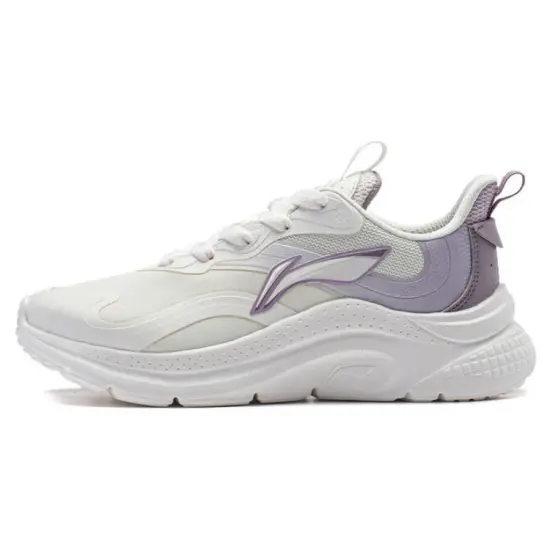LINING Cruising Casual Shoes Women's Low-Top Cloud White/Silk Purple