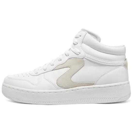 Skechers Sport Court 92 Skateboard Shoes Women's Mid-Top White