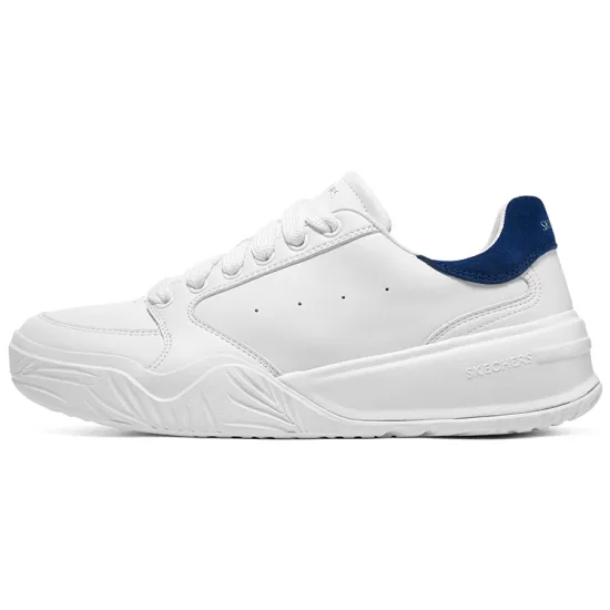 Skechers Sport Denali Shoes 'White Navy' Women's