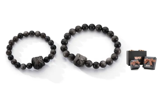 XXOFF Obsidian Jade Bracelets Unisex
