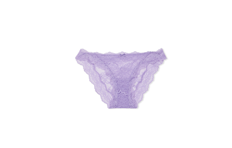 Victoria's Secret /Victoria's Secret Floral Lace Low Waist Half Hip Panties Women's Purple