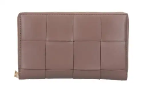 Bottega Veneta Intreccio Zip Around Wallet