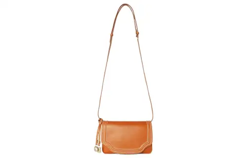 Loro Piana Calfskin Clutch Small Women's Warm Brown Taupe
