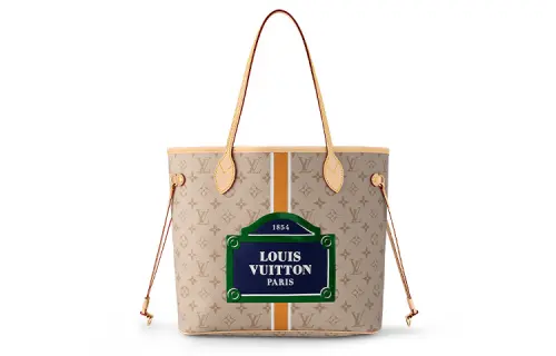 LOUIS VUITTON Neverfull Mm Beige/Ocher