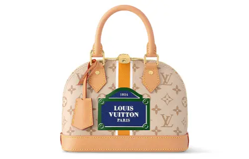 LOUIS VUITTON Alma Bb Beige/Ocher