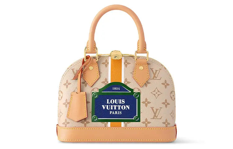 LOUIS VUITTON Alma Bb Beige/Ocher