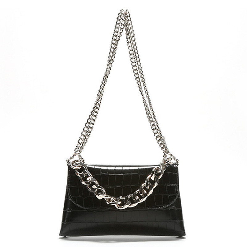 NOMK Pu Tote Bag, Shopping Bag, Biker Bag, Envelope, Underarm, Small Square Bag, Handbag, Shoulder Bag Women's Black