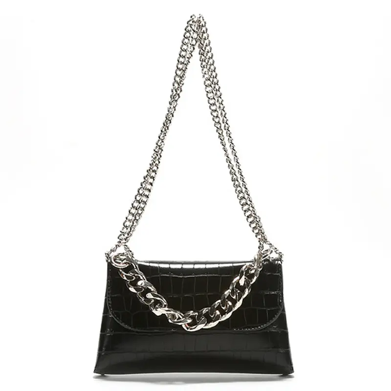 NOMK Pu Tote Bag, Shopping Bag, Biker Bag, Envelope, Underarm, Small Square Bag, Handbag, Shoulder Bag Women's Black