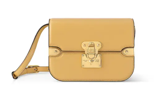 LOUIS VUITTON Cow Leather Crossbody Bag, Shoulder Bag Women's Yellow