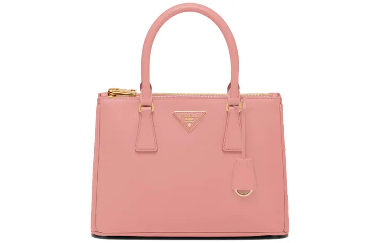 PRADA Galleria Killer Bag Leather Handbag Medium Women's Petal Pink