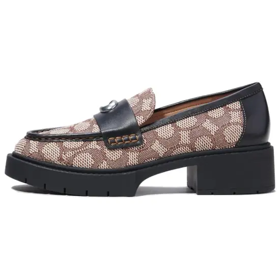COACH Leah Loafers Women's Black Umber