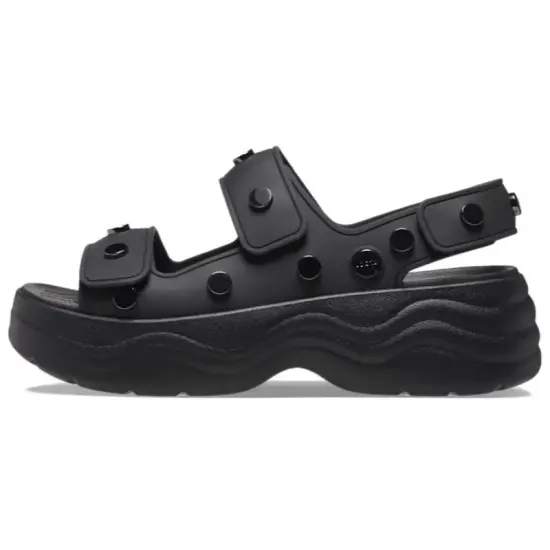 Crocs Skyline Studded Sandals 'Black' Women's