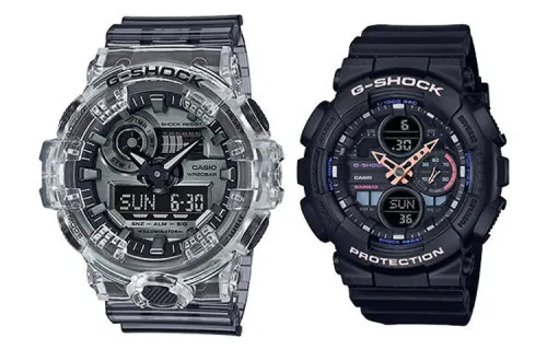 CASIO Unisex Liquid Crystal/Analog Dual Display Series 53.4mm Black Watch