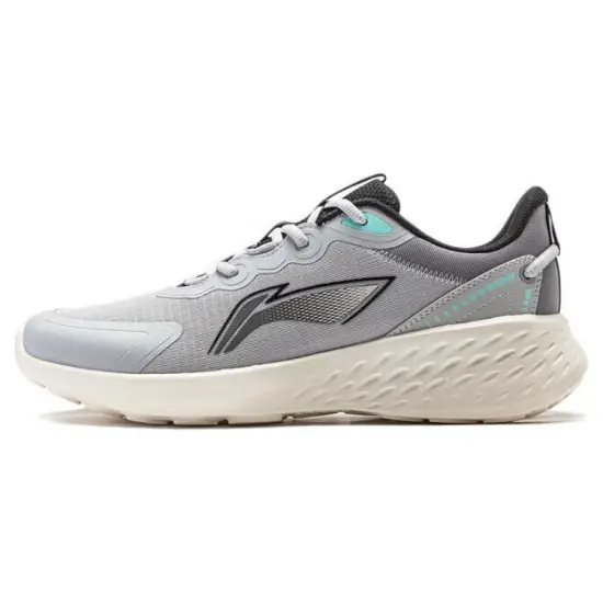 LINING Soft Series Running Shoes Men Low-Top Gray