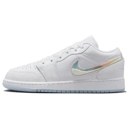 Jordan 1 Low SE Glitter Swoosh GS