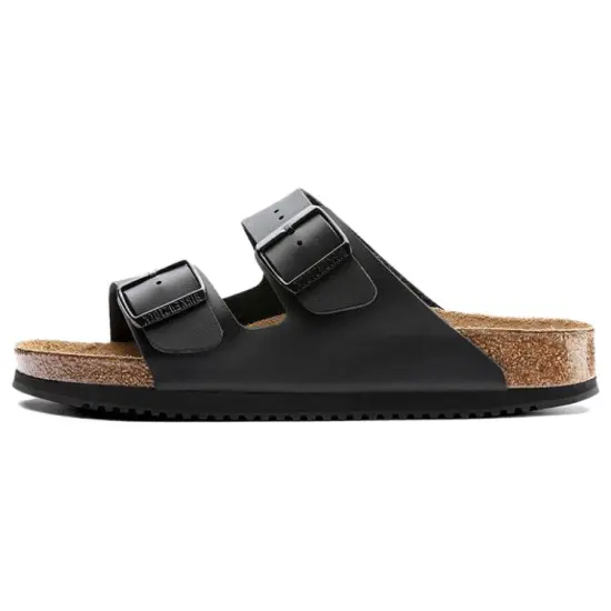 Birkenstock Arizona Prof Birko-Flor Narrow Fit 'Black'
