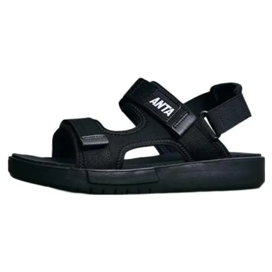 ANTA Life Collection Beach Sandals Men Black