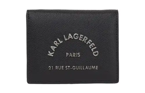 KARL LAGERFELD / Karl Lagerfeld Jeans PU Polyurethane Wallet Small Women's Black
