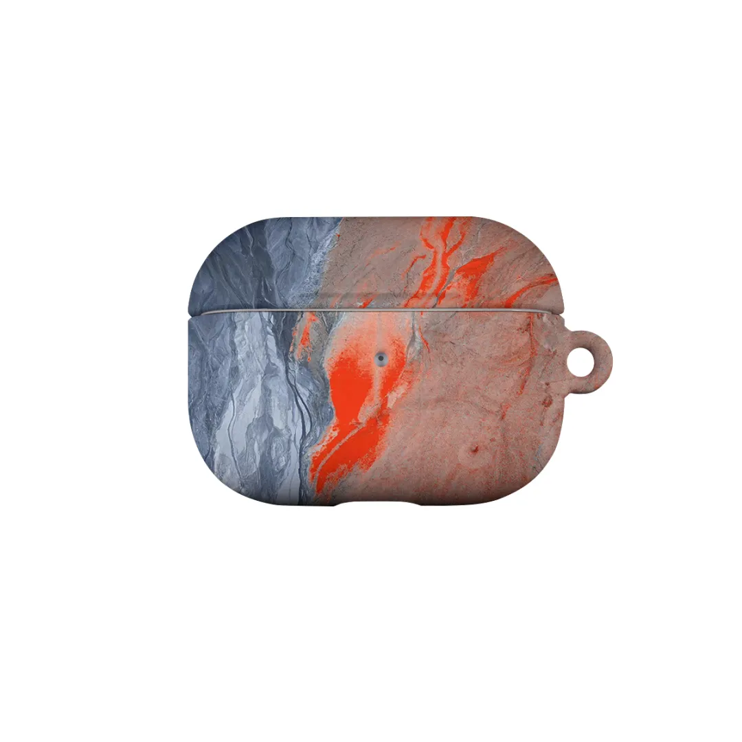 Keshami Compatibility With Apple AirPods Pro 3/Pro 2/AirPods 4/3 PC Matte Hard Shell Individual Volcano Landform