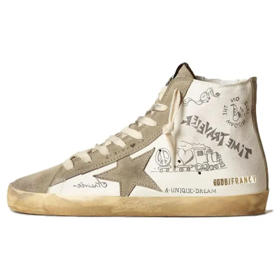 Golden Goose Francy Journey-print High-top Sneakers