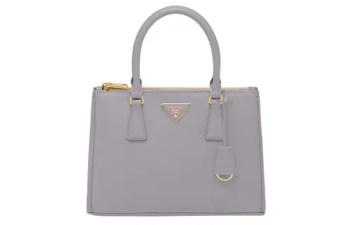 PRADA Galleria Killer Bag Leather Shoulder Bag, Crossbody Bag, Handbag Medium Women's Purple Gray