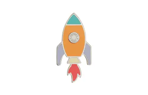 HERMES Metal Brooches Unisex Multicolor