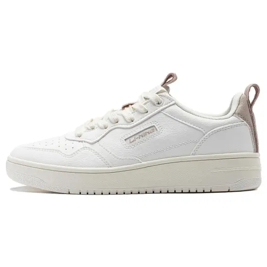LINING Star Sugar Skateboard Shoes Women's Low-Top White