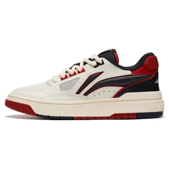 LINING Rookie 2 Vintage Basketball Shoes Men Low-Top White