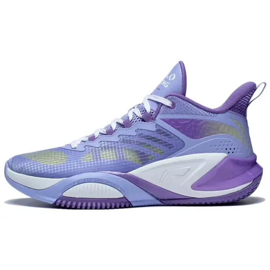 LINING Storm 2023 Basketball Shoes Men Low-Top Purple