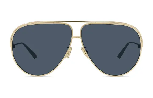 DIOR Metal Aviator Sunglasses Women's Gold