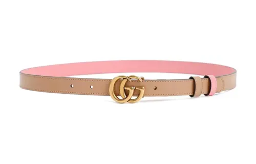Gucci Gg Marmont Reversible Thin Belt
