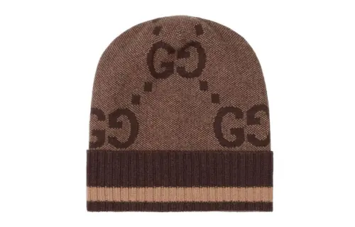 Gucci Gg jacquard cashmere beanie
