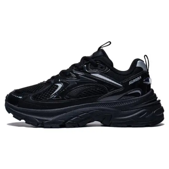 LiNing Aurora 2K Cushioning Wear Resistant Low Top Casual Shoes Women's Black