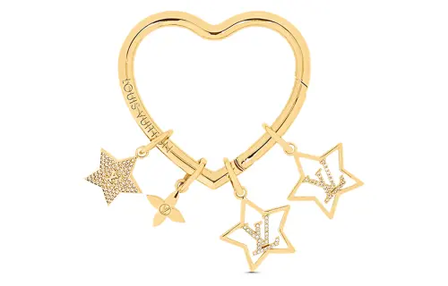 LOUIS VUITTON Constellation Heart Bag Charm